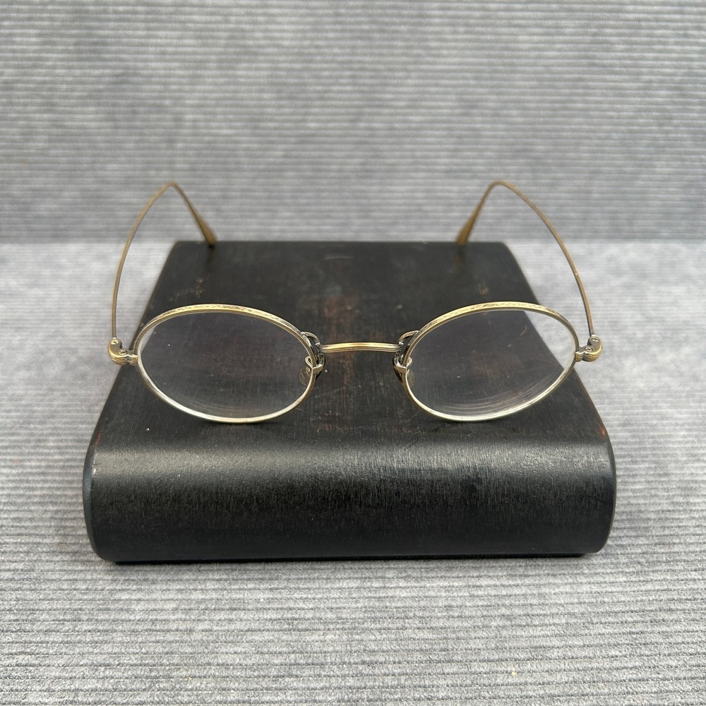 Oliver Peoples McClory-R Antique Gold Round Y2k Eyeglasses Made in Japan